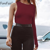 Forefair One Shoulder O Neck Long Sleeve Bodysuit - EvoltOne