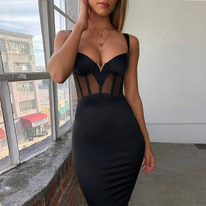 Women Sexy Rayon Bandage Dress - EvoltOne