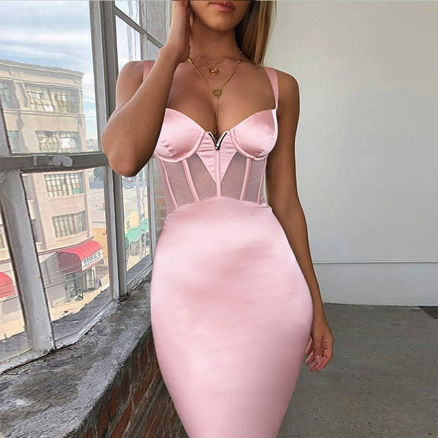 Women Sexy Rayon Bandage Dress - EvoltOne