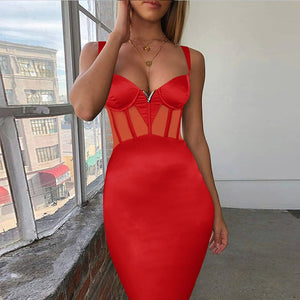 Women Sexy Rayon Bandage Dress - EvoltOne