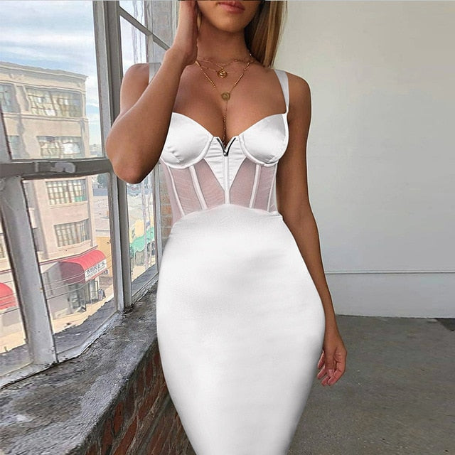 Women Sexy Rayon Bandage Dress - EvoltOne