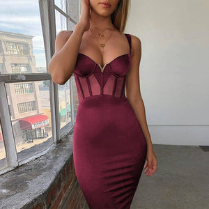 Women Sexy Rayon Bandage Dress - EvoltOne