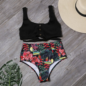 High Waist Tank Bikini Set - EvoltOne