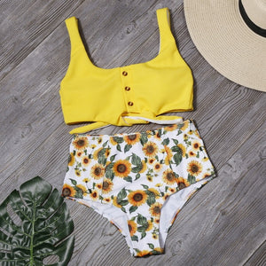 High Waist Tank Bikini Set - EvoltOne