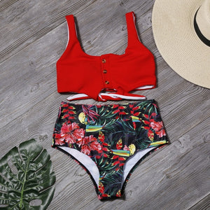 High Waist Tank Bikini Set - EvoltOne