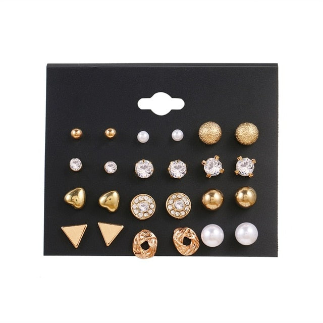 FNIO Women's Earrings Set Pearl Earrings For Women - EvoltOne