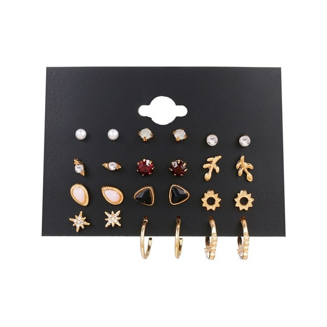 FNIO Women's Earrings Set Pearl Earrings For Women - EvoltOne