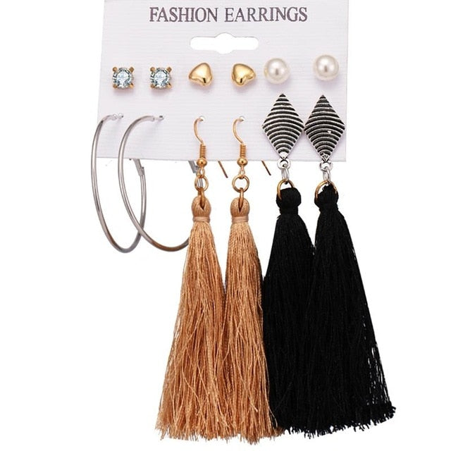 FNIO Women's Earrings Set Pearl Earrings For Women - EvoltOne