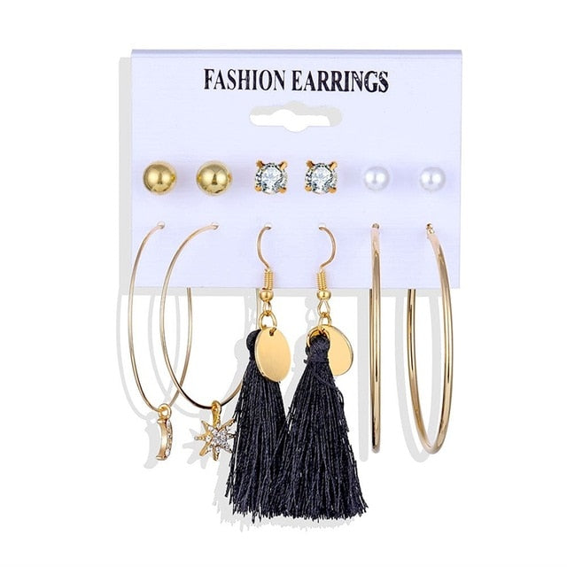FNIO Women's Earrings Set Pearl Earrings For Women - EvoltOne