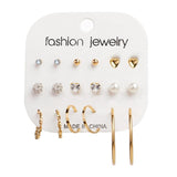 FNIO Women's Earrings Set Pearl Earrings For Women - EvoltOne