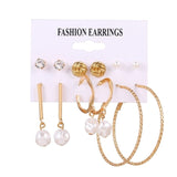 FNIO Women's Earrings Set Pearl Earrings For Women - EvoltOne