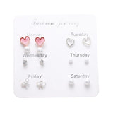 FNIO Women's Earrings Set Pearl Earrings For Women - EvoltOne