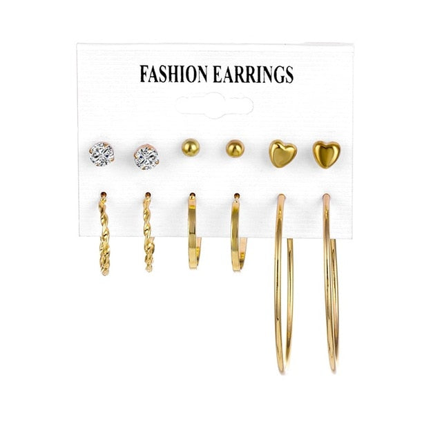 FNIO Women's Earrings Set Pearl Earrings For Women - EvoltOne