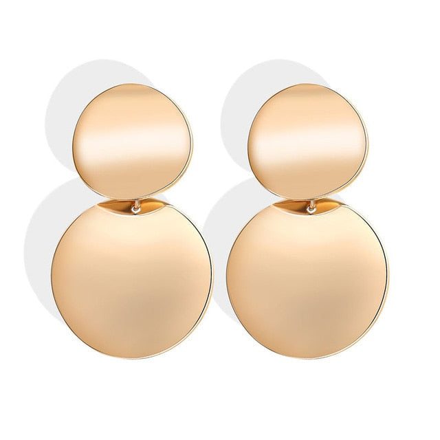 Fashion Statement Earrings 2019 Big Geometric Round - EvoltOne
