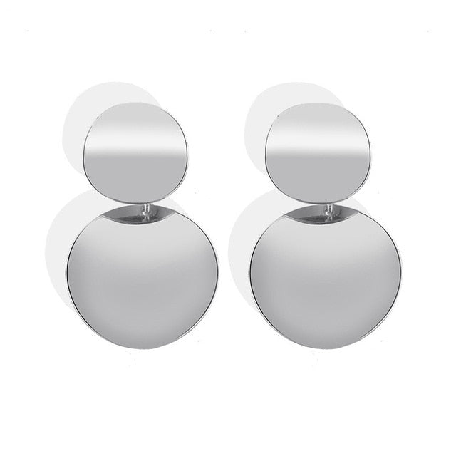 Fashion Statement Earrings 2019 Big Geometric Round - EvoltOne