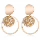 Fashion Statement Earrings 2019 Big Geometric Round - EvoltOne