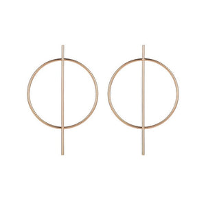 Fashion Statement Earrings 2019 Big Geometric Round - EvoltOne