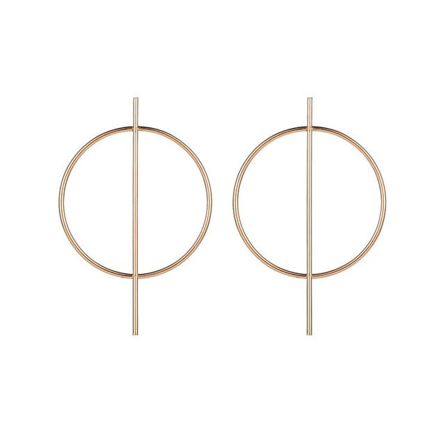 Fashion Statement Earrings 2019 Big Geometric Round - EvoltOne