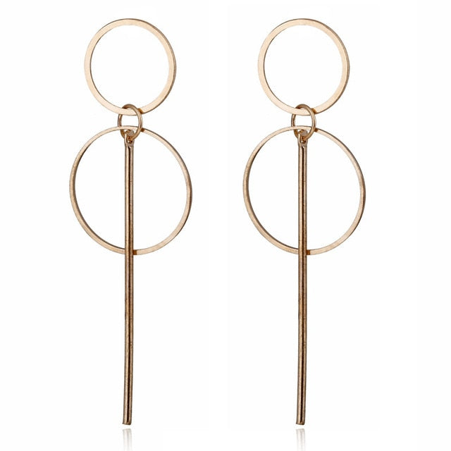 Fashion Statement Earrings 2019 Big Geometric Round - EvoltOne