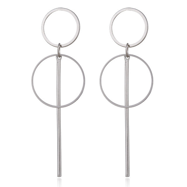 Fashion Statement Earrings 2019 Big Geometric Round - EvoltOne