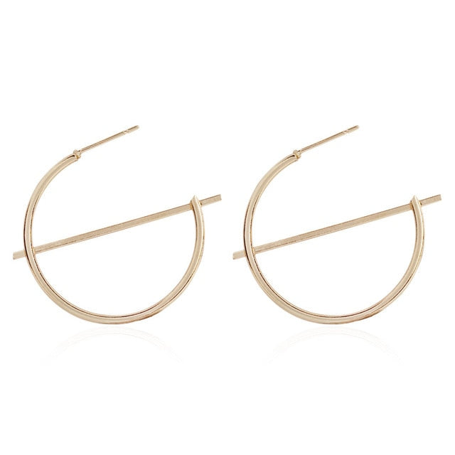 Fashion Statement Earrings 2019 Big Geometric Round - EvoltOne