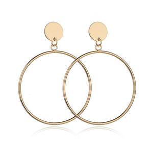 Fashion Statement Earrings 2019 Big Geometric Round - EvoltOne
