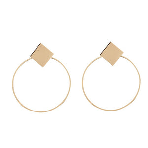 Fashion Statement Earrings 2019 Big Geometric Round - EvoltOne