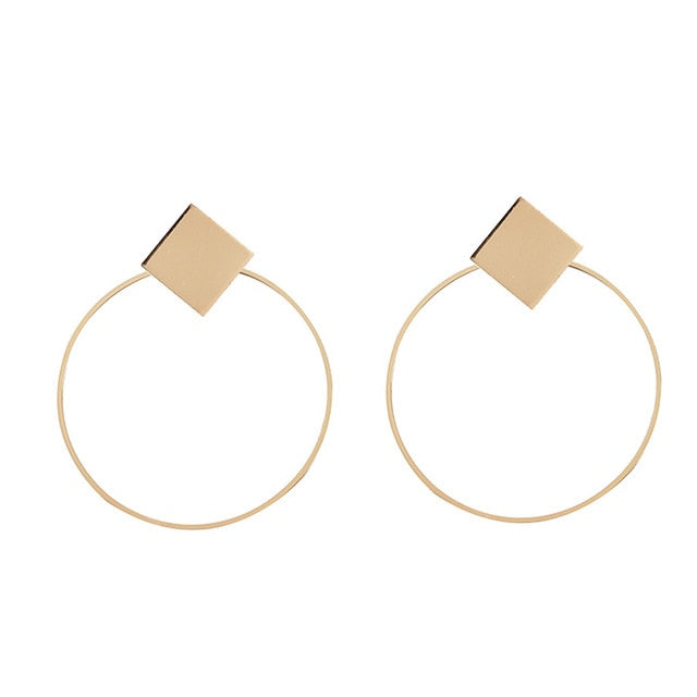 Fashion Statement Earrings 2019 Big Geometric Round - EvoltOne
