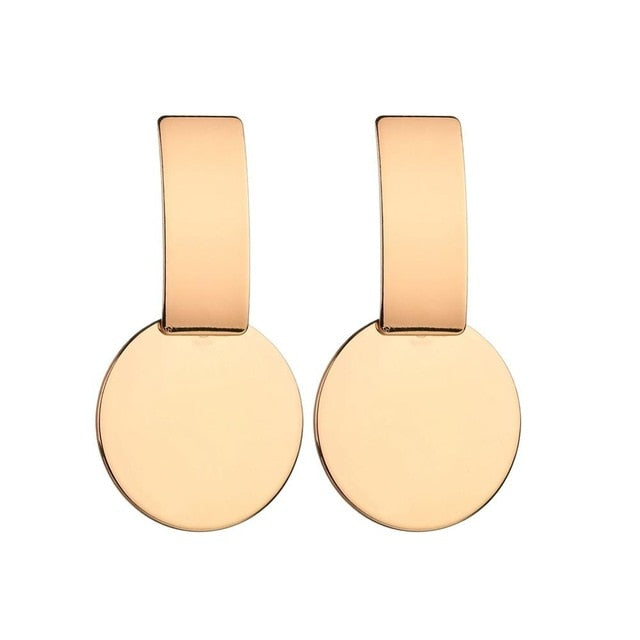 Fashion Statement Earrings 2019 Big Geometric Round - EvoltOne
