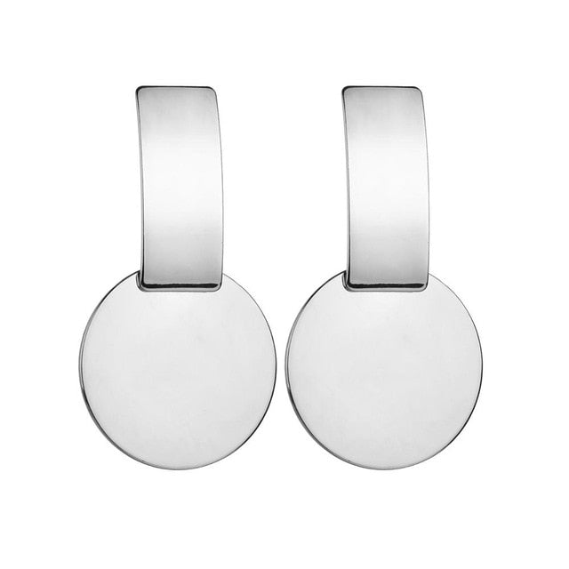 Fashion Statement Earrings 2019 Big Geometric Round - EvoltOne
