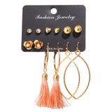 Vintage Tassel Acrylic Earrings For Women - EvoltOne