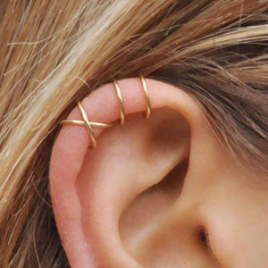 2020 fashion Ear Cuffs Gold Leaf Ear - EvoltOne