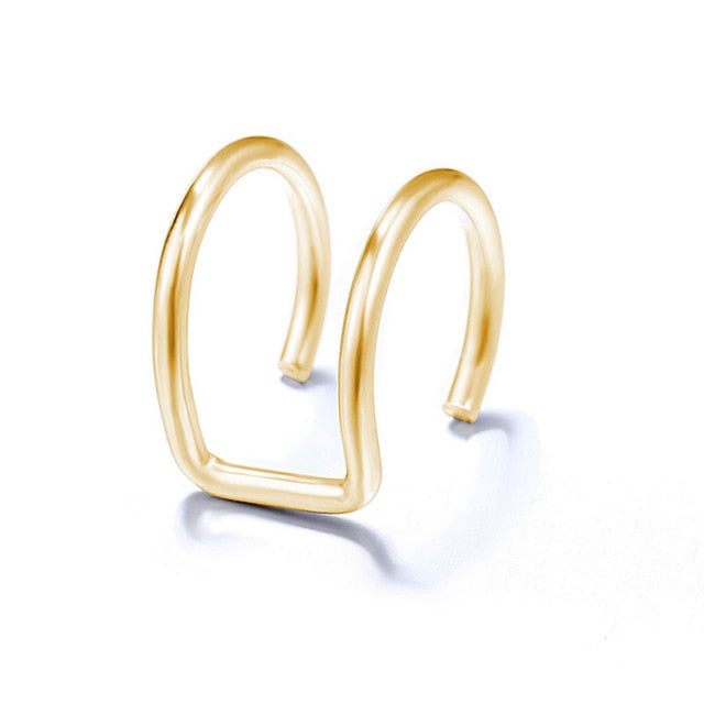 2020 fashion Ear Cuffs Gold Leaf Ear - EvoltOne