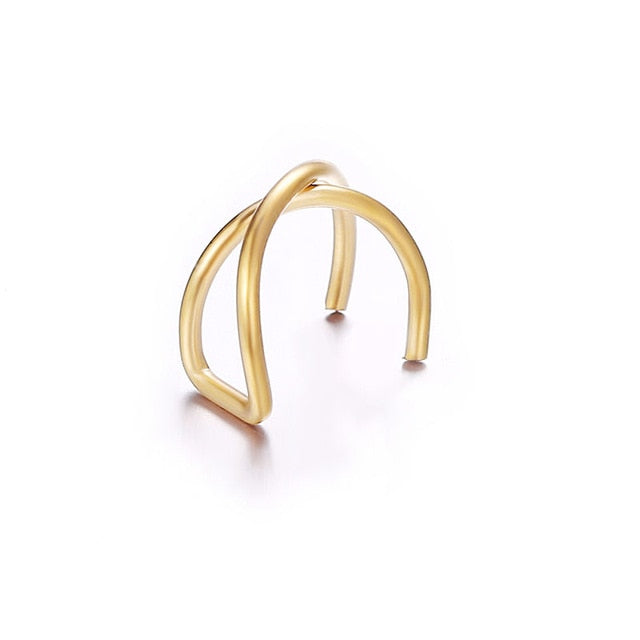 2020 fashion Ear Cuffs Gold Leaf Ear - EvoltOne
