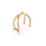2020 fashion Ear Cuffs Gold Leaf Ear - EvoltOne