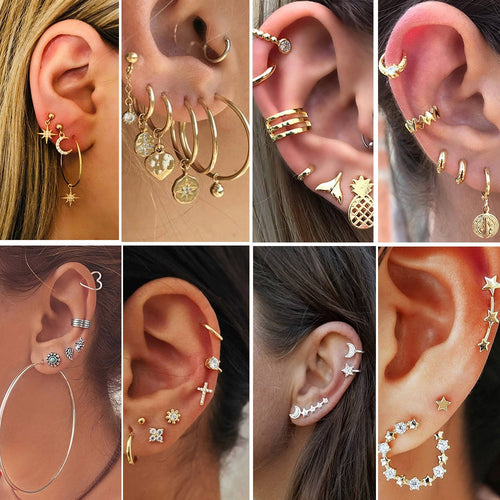 Women Set Stud Earrings Charming Female - EvoltOne