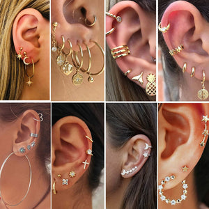 Women Set Stud Earrings Charming Female - EvoltOne