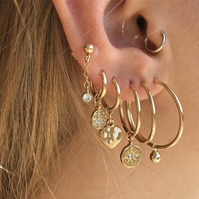 Women Set Stud Earrings Charming Female - EvoltOne
