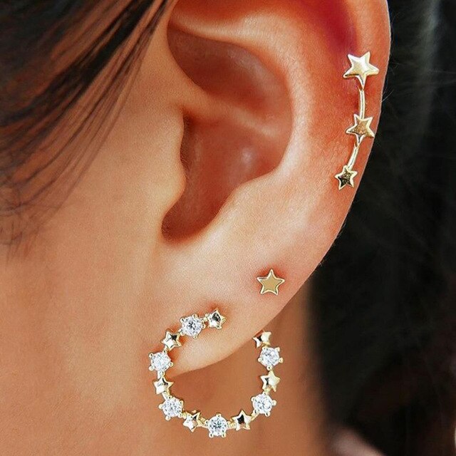 Women Set Stud Earrings Charming Female - EvoltOne