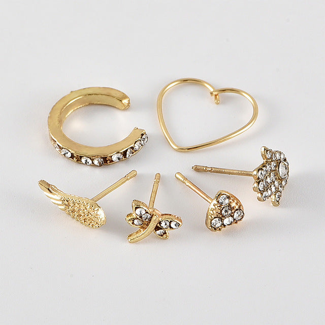 Women Set Stud Earrings Charming Female - EvoltOne