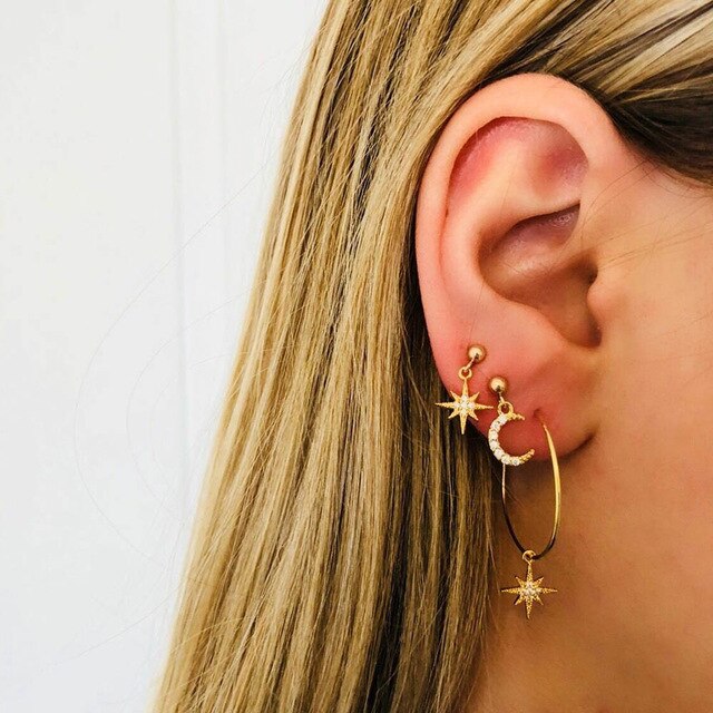 Women Set Stud Earrings Charming Female - EvoltOne